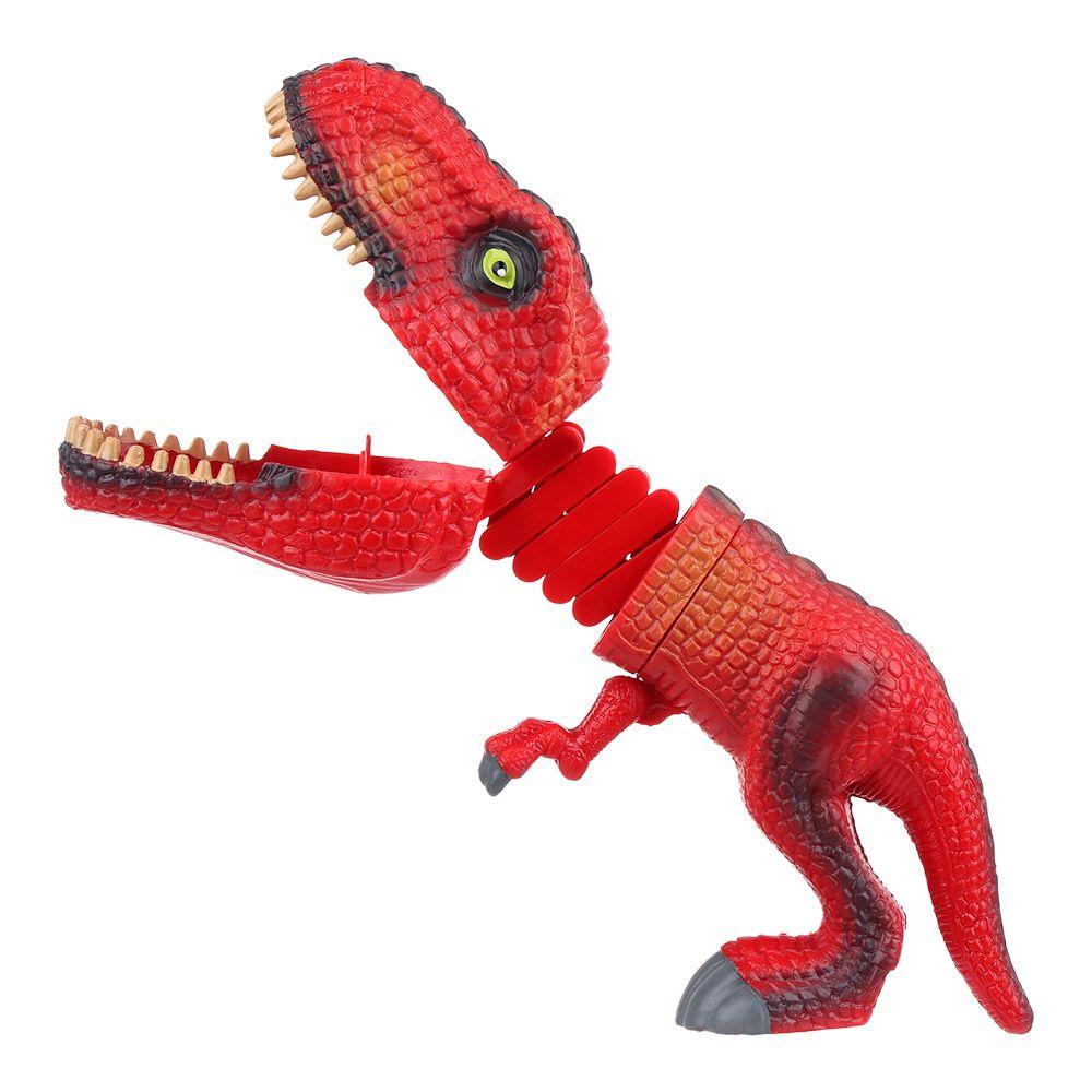 Novelty Hungry Dinosaur Shark Telescopic Spring Clip Toys Animal Claw Bite Hand Toy Parent-Child Interactive Fun Gift