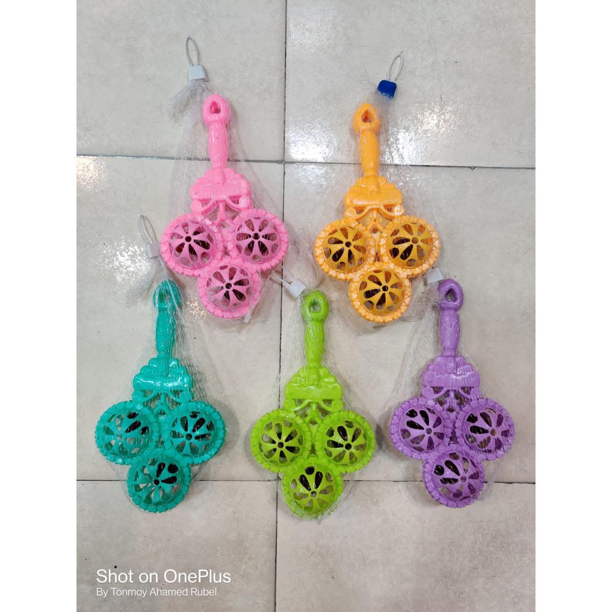 3 Pcs Lovely Silicone Necklace Teethers With Rattle Teethers Toys