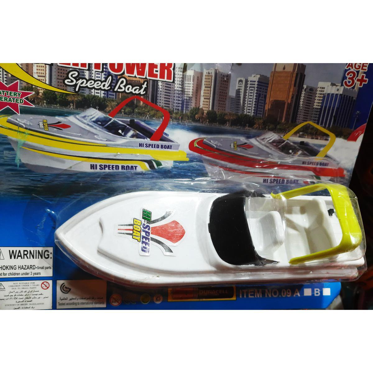 High Speed Electric Boat Plastic Children Toys Speedboat Water Play Gift For Kids