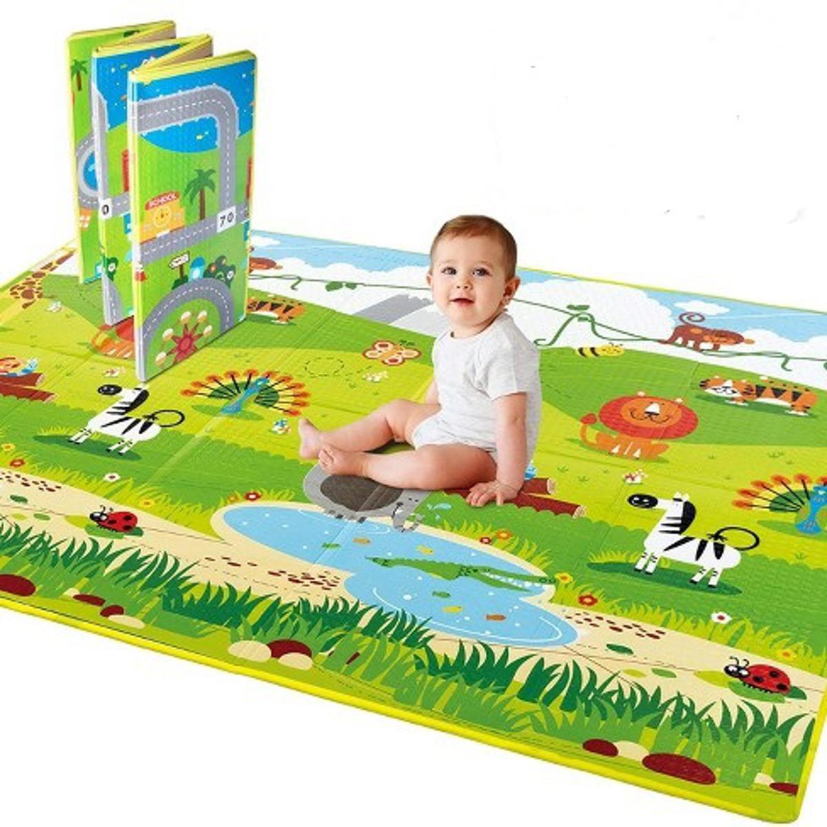 LooMantha PVC Baby Large Play Mat - Multicolor