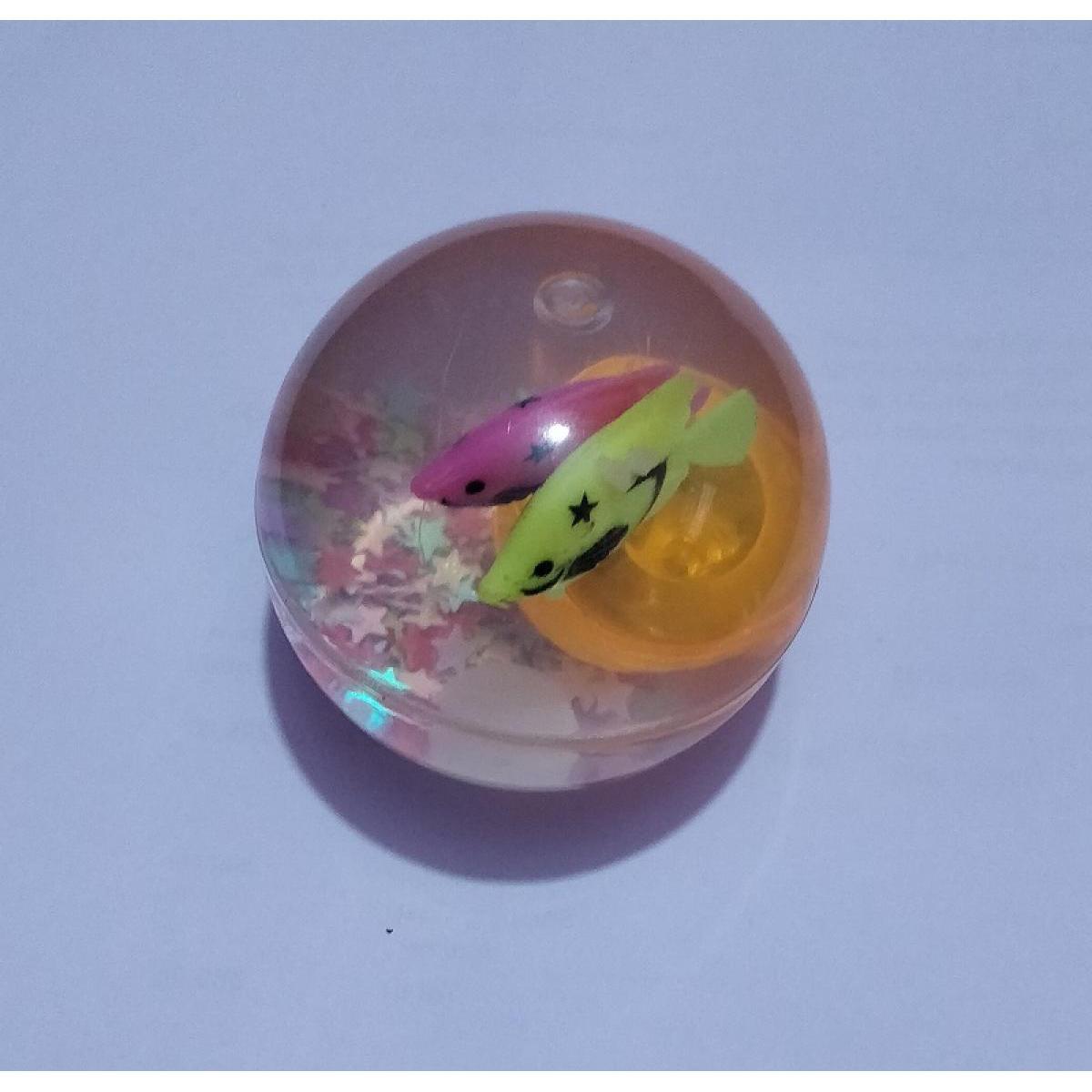 Led Flashing Color Changing Bouncing Ball Super Glitter Water Ball - Multicolor 1Pcs