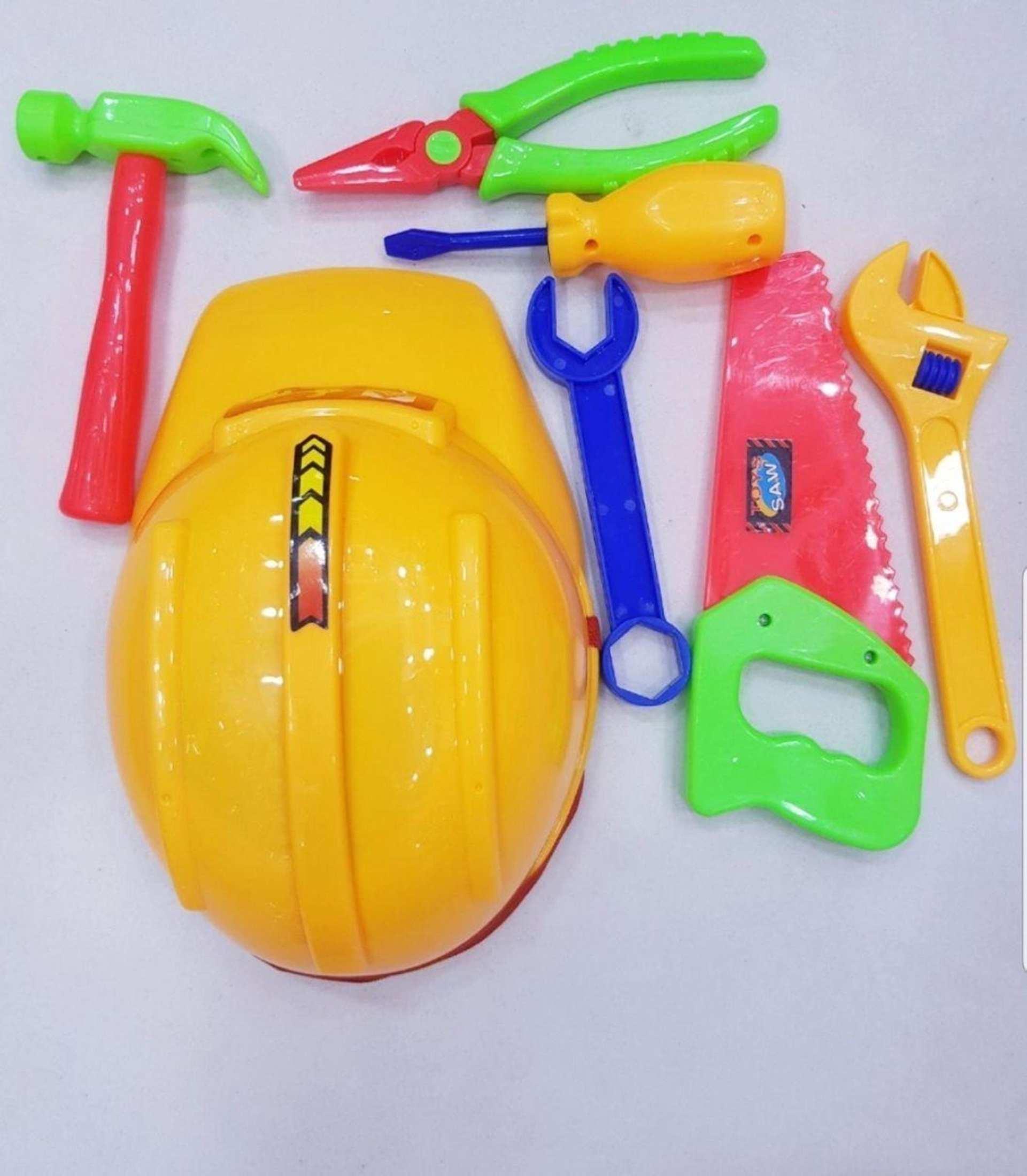 2023 Construction Helmet With Mechanic Tools Toy Set - Baby Toys