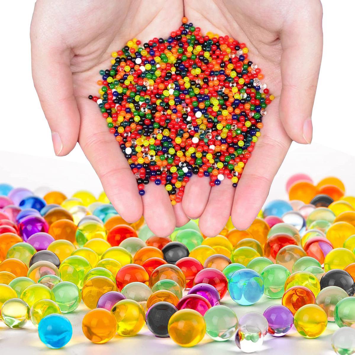 500+ Pcs Multi Colored Orbeez Balls/ Water Expanding Jel Balls Magic Ball