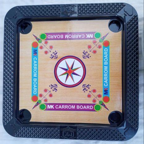Exclusive Mini Plastic Carom Board and Luddo King 2 in 1 for Kids 12inch