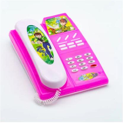 Landphone for kids Plastic frozen landline battery Operated phone Set
