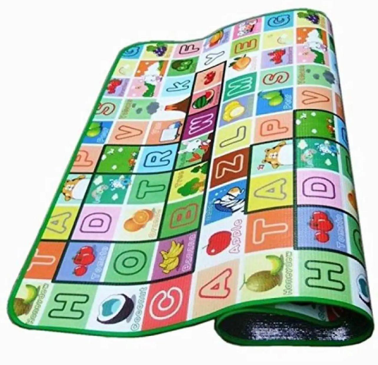Crawling Play Mat For Kids - Multi-Color