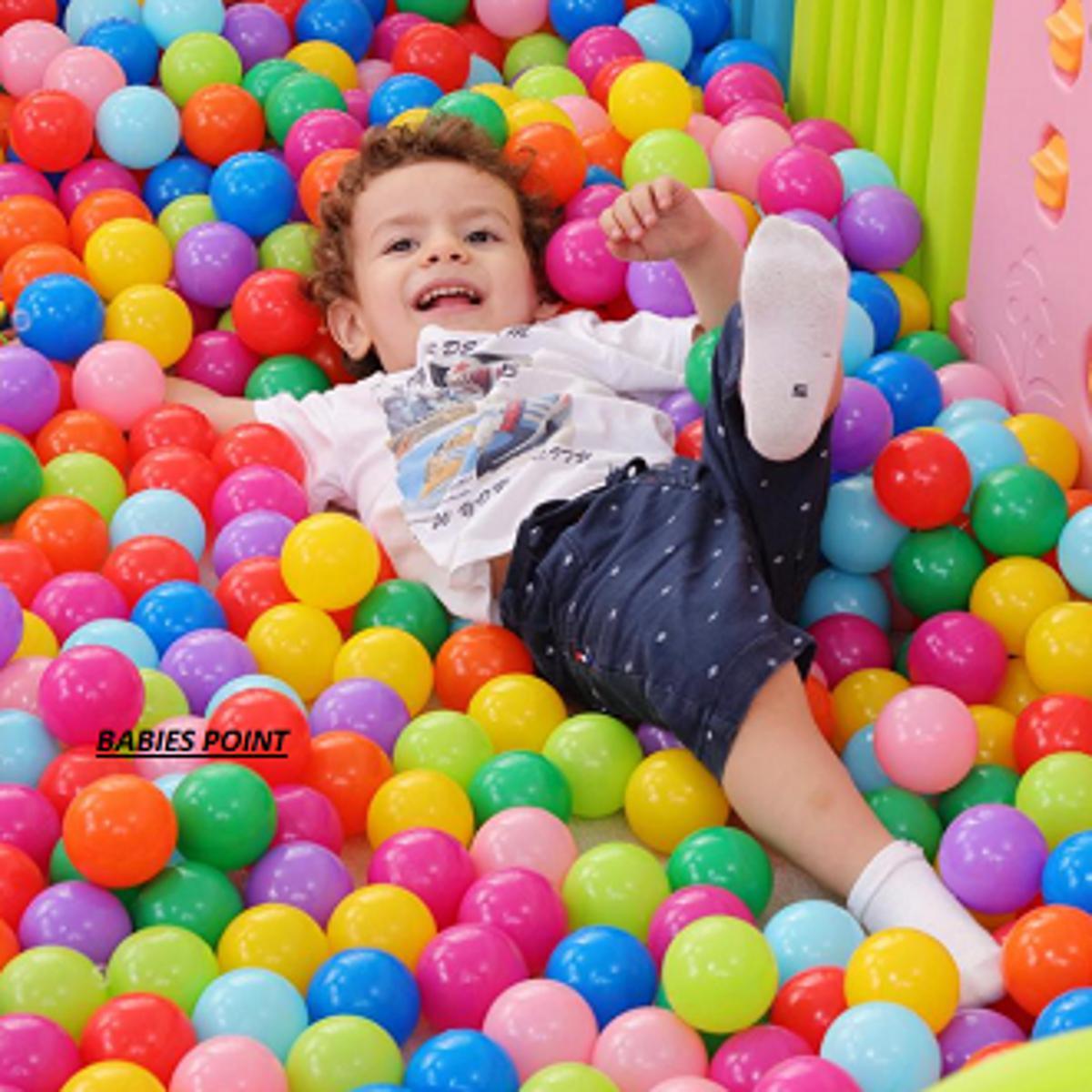 Plastic Water Pool Balls - 50Pcs - Multi-Color - Baby Toys