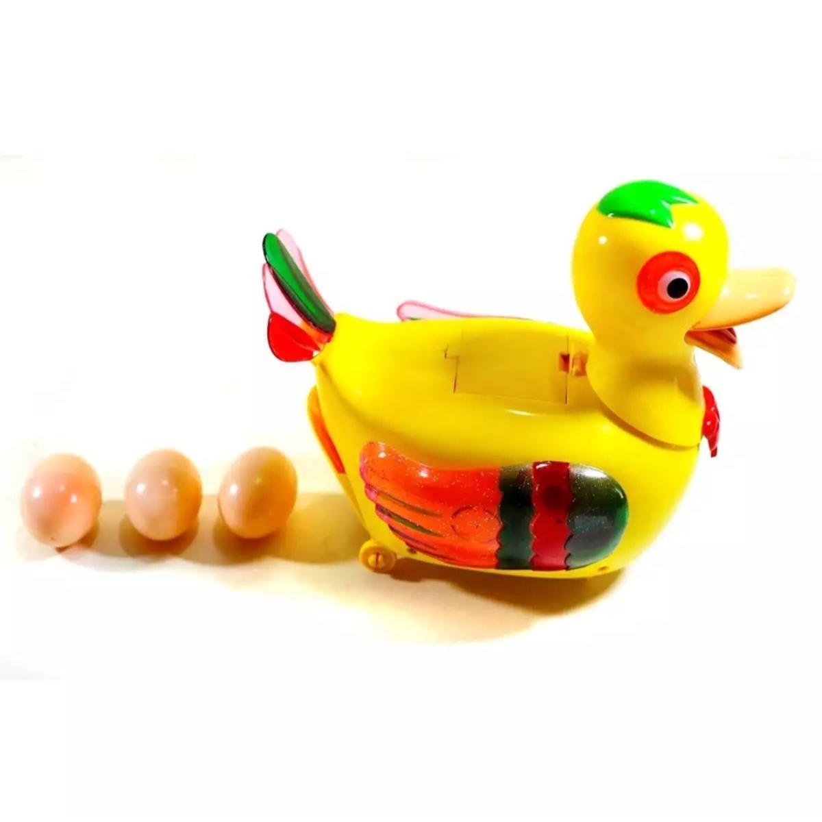 Happy Duck Lay An Egg Toy For Kids With Light and Music