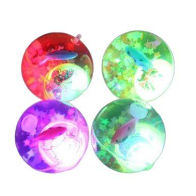 Luminous Ball Rubber Bouncing Ball With Led Light Flashing Ball for kids