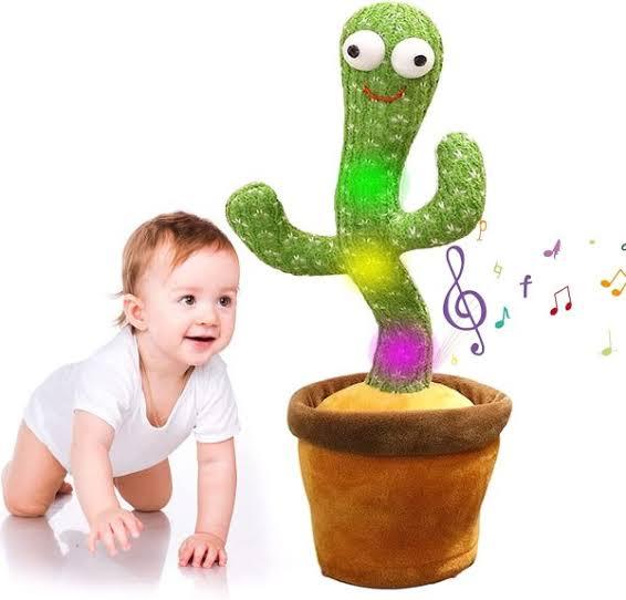 Dancing Cactus taking Cactus Stuffed plush toy electric toy with song plush cactus potted toy early education toy n