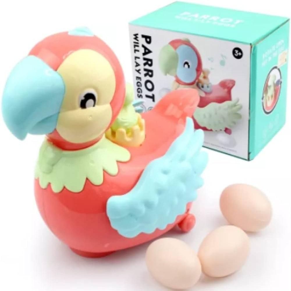 Egg Laying Parrot Electric Animal Parrot Toy Will Lay Eggs Game Toy Baby Toys