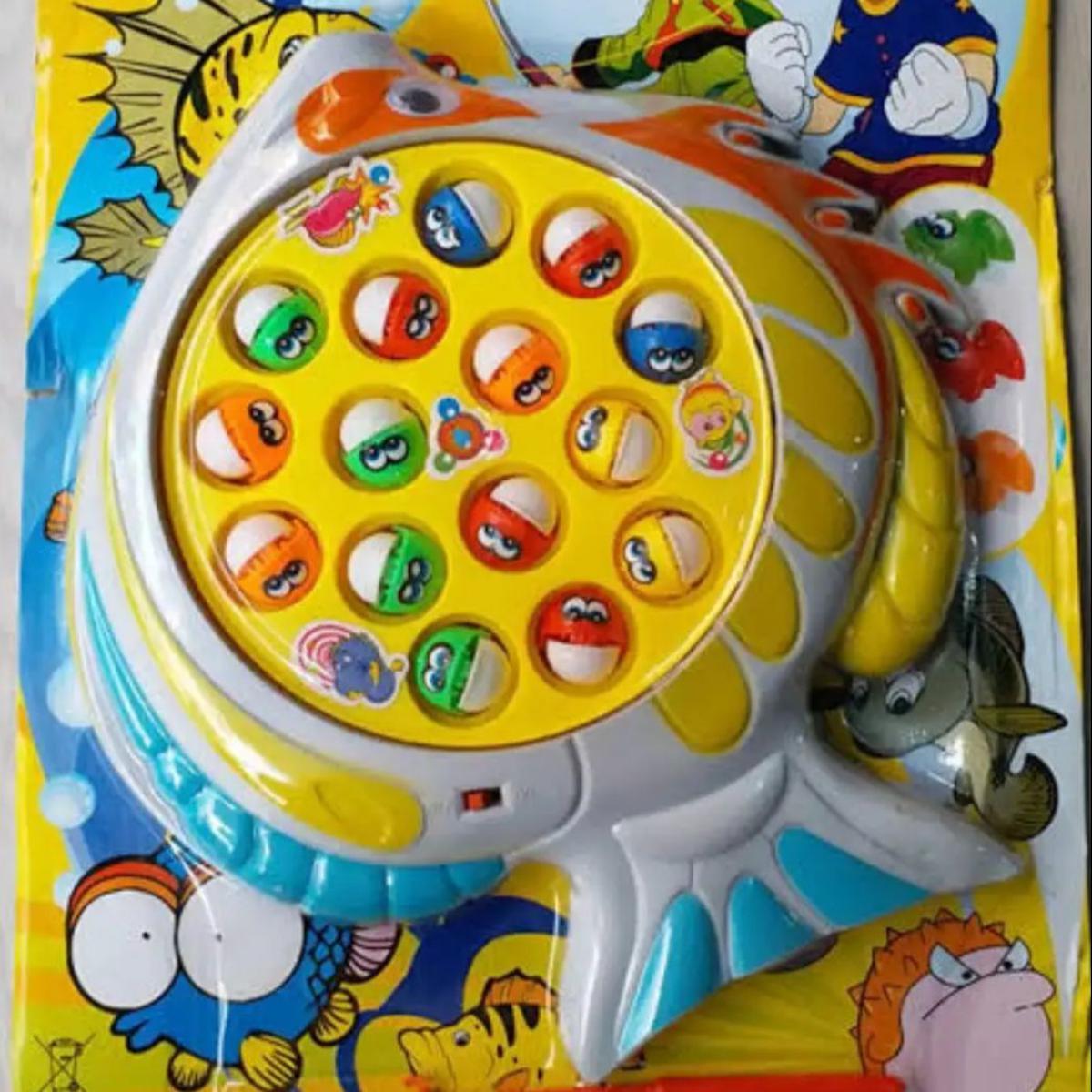 Fishing Board Game Toy for Kids with Music (15 FishToys)